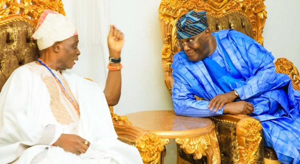 Atiku, El-Rufai, Others Pay Visit to New Olubadan, Oba Ladoja