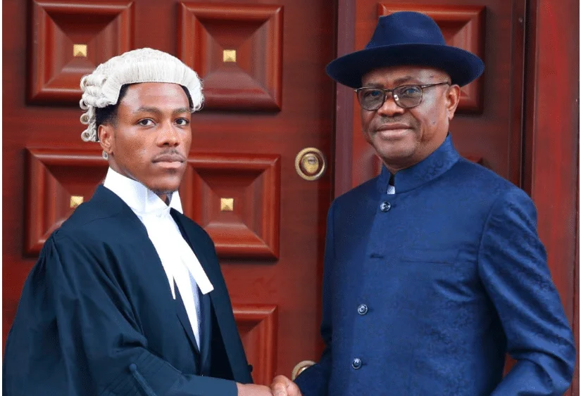 Wike’s Son Jordan Called to Nigerian Bar in Abuja Ceremony